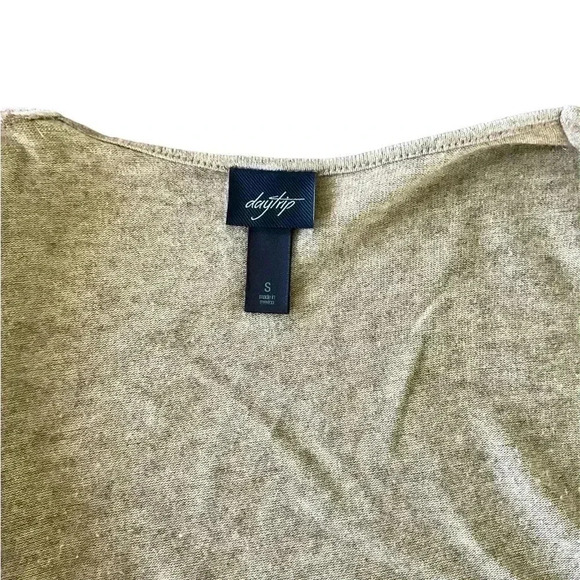 Daytrip Long open front cardigan sweater great condition color Tan Leapord Black - Picture 6 of 7